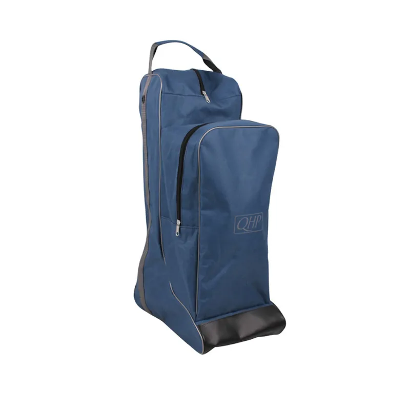 QHP Combi Boot and Hat Bag - Navy/Grey